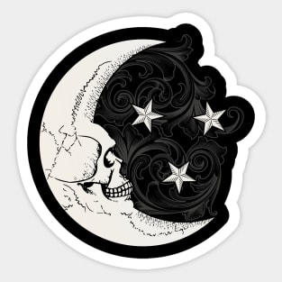 Moon and Stars Sticker